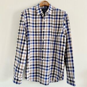 Banana Republic Grant Fit Plaid Shirt Size Large